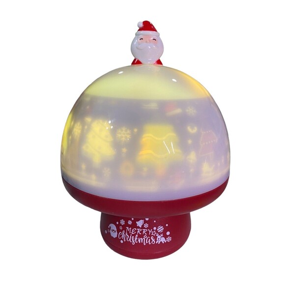 Christmas Rotating Sky Light Lamp w/Color Changing Santa Theme Music Minxuan - Picture 3 of 8